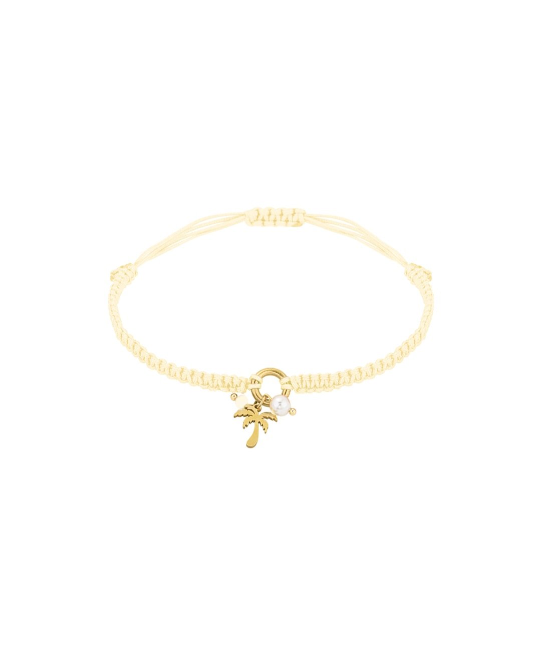 Palm paradise bracelet beige