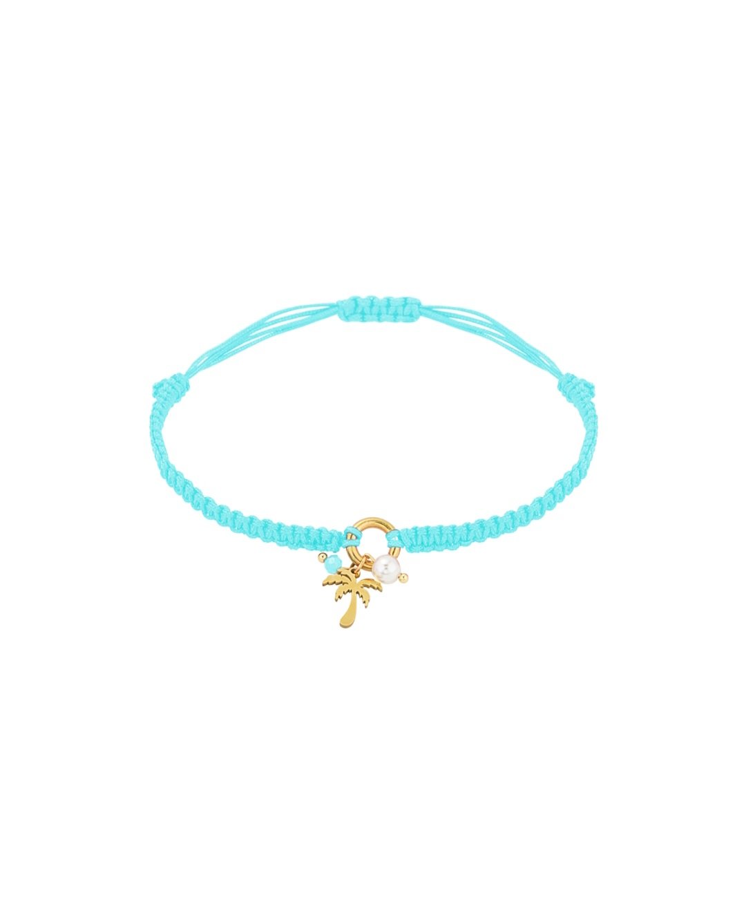 Palm paradise bracelet blue