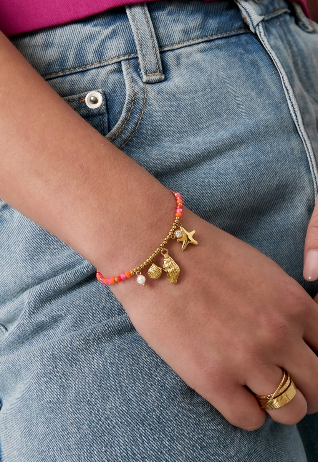 Shell slim bracelet
