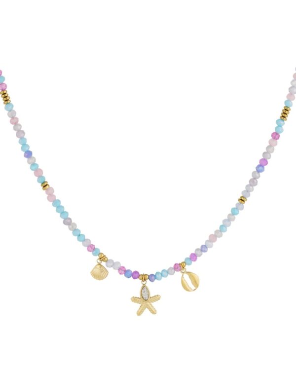 Beach day necklace blue - Afbeelding 2