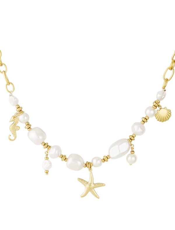 Seashell necklace pearl - Afbeelding 2