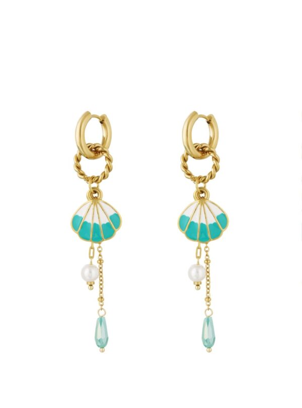 Large shell earrings - Afbeelding 2