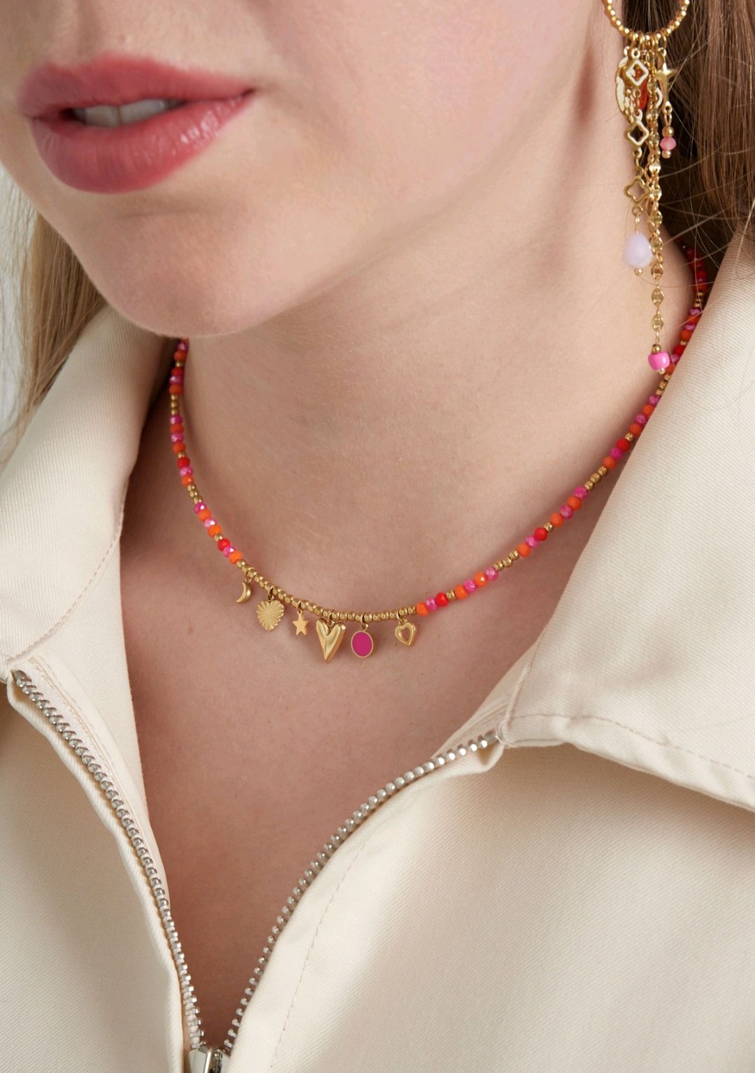 Summer smile necklace