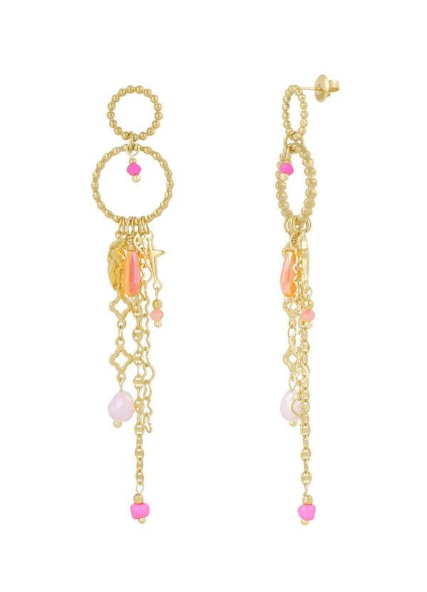 Summer madness oorbellen pink - Afbeelding 2