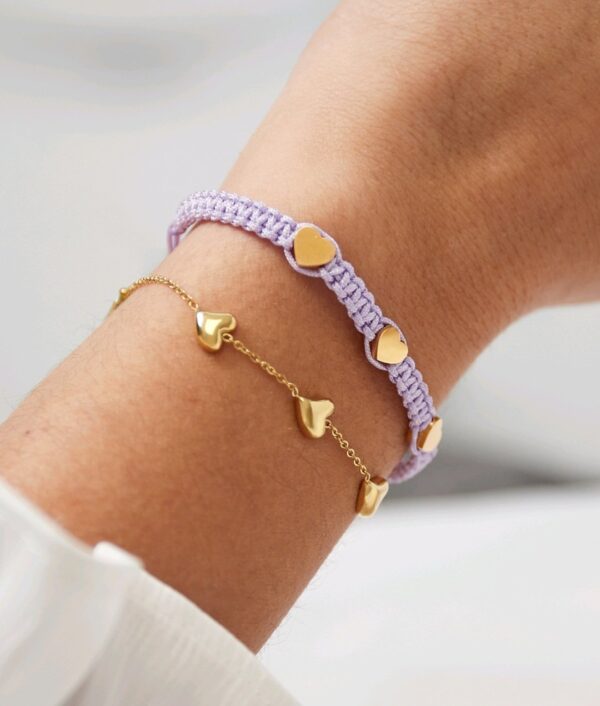 Love bracelet pink - Afbeelding 2