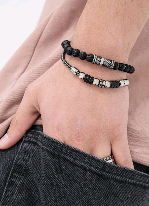 Charms men's bracelet