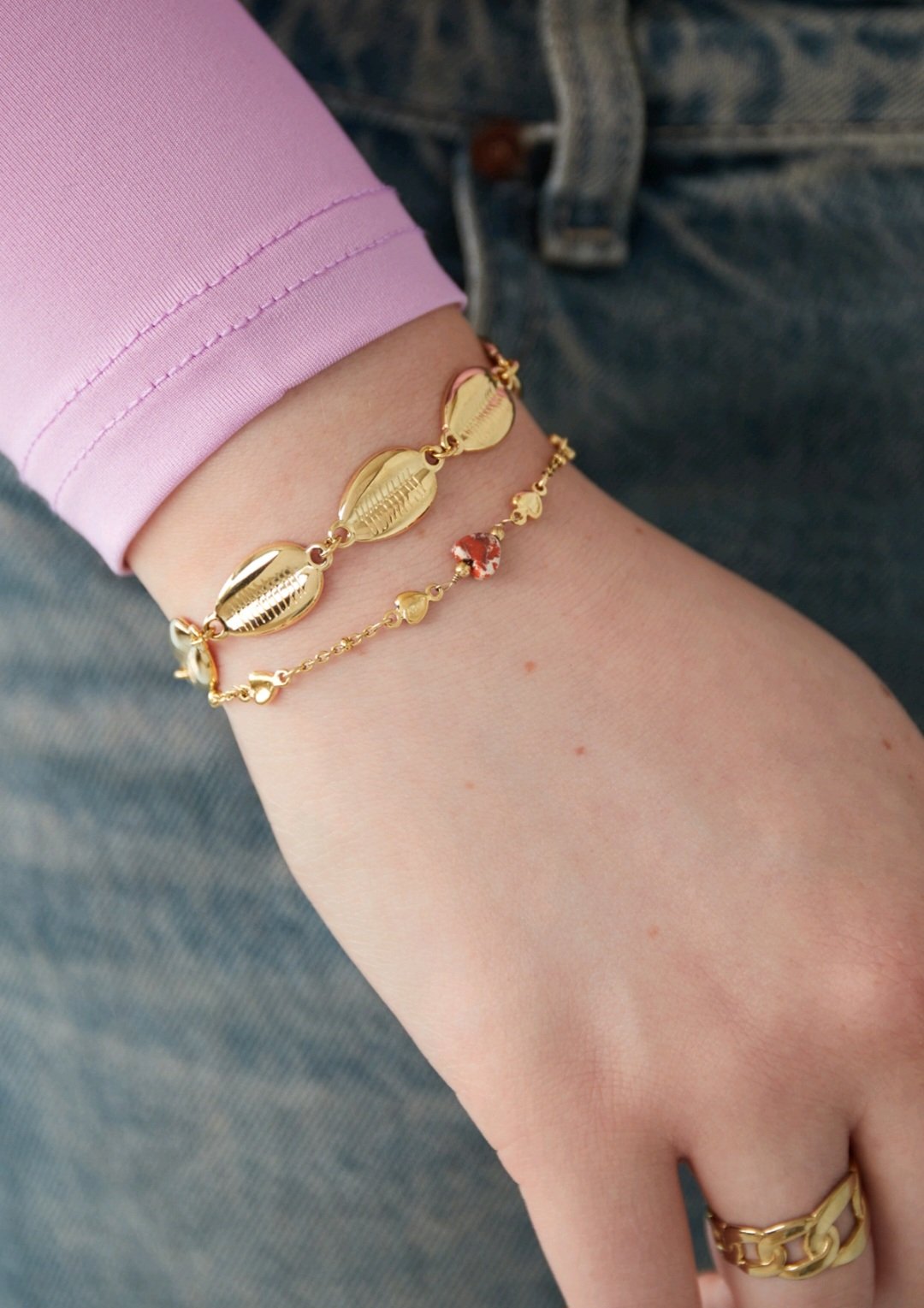 seashell bracelet