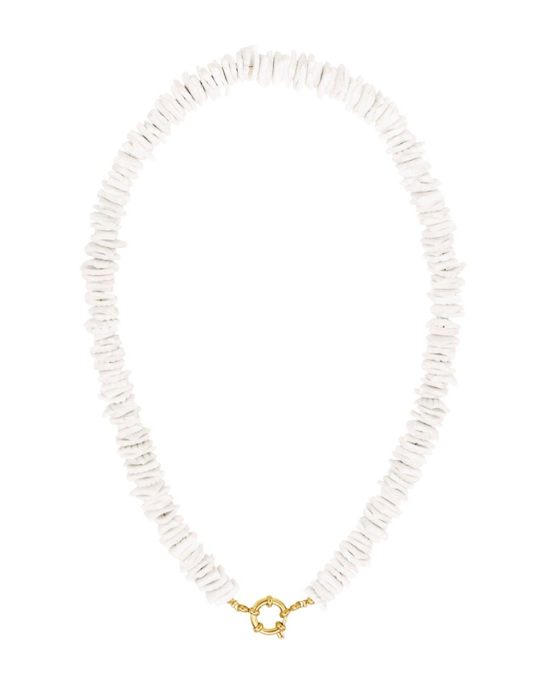 Seashell necklace White