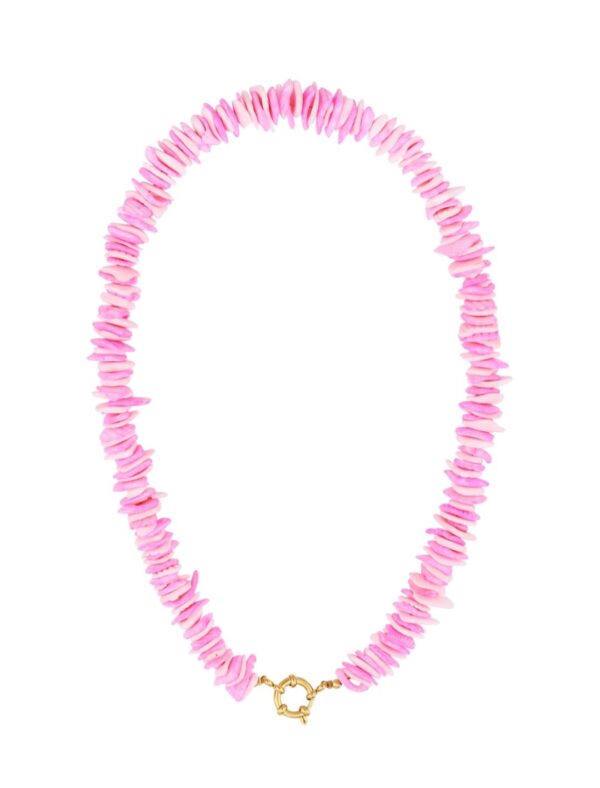Seashell necklace pink - Afbeelding 2