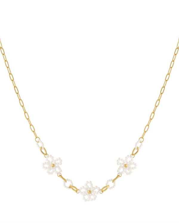 Flower chain necklace - Afbeelding 2